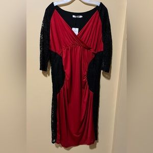 Oh my, what a dress! Red goddess